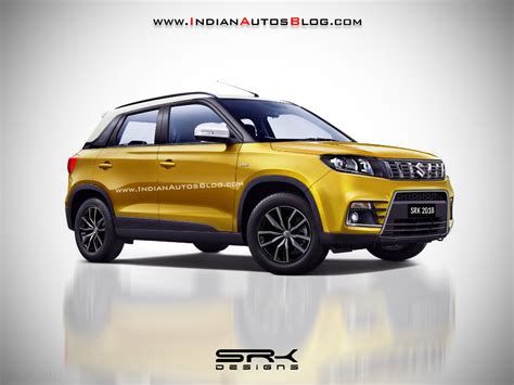 Maruti Vitara Brezza Facelift Iab Rendering