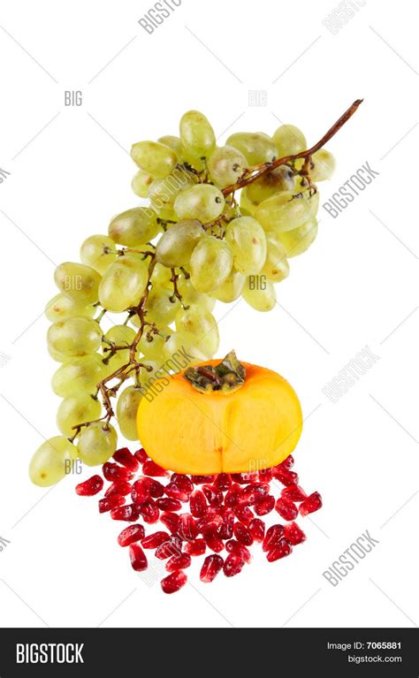 Grapes Pomegranate Image And Photo Free Trial Bigstock