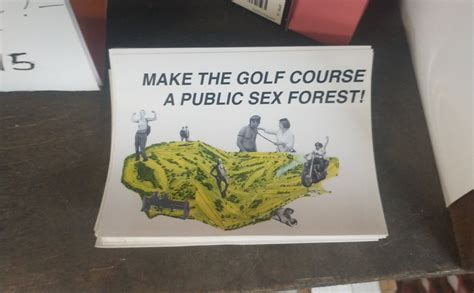 Make The Golf Course A Public Sex Forest On Twitter Stickers And