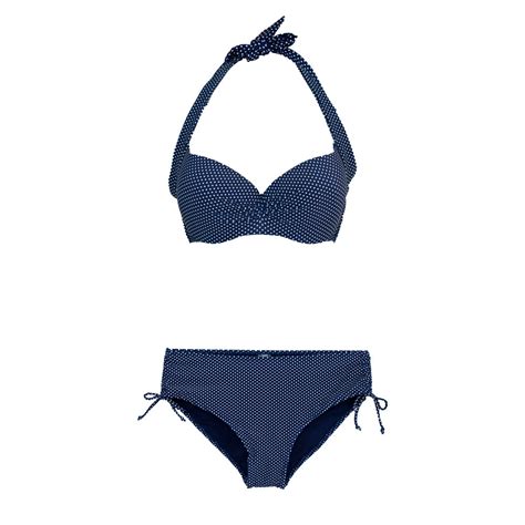 Bonito Set Bikini Πουά Μπλε PLUS SIZE ΜΑΓΙΌ BIKINI Skroutz gr