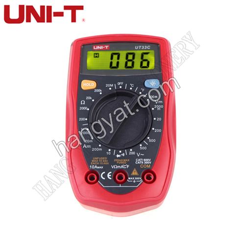 Uni T UT33C Digital LCD Palm Handheld Multimeter