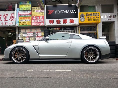 Nissan GT R R35 Silver ADV 1 ADV10 M V2 SL Wheel Front