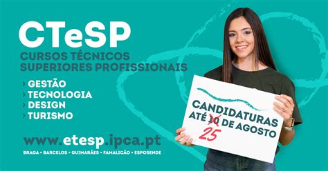 Ipca Abre Candidaturas Aos Cursos T Cnicos Superiores Profissionais Etesp