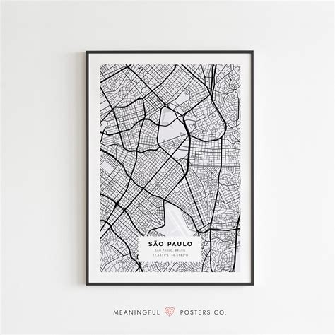 Custom City Map Poster - Meaningful Posters