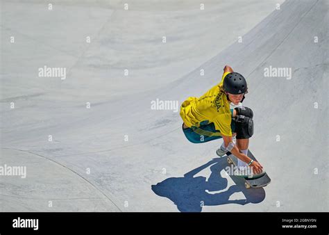 August Keegan Palmer During Men S Park Skateboard At The