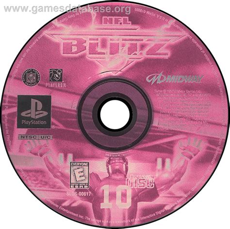 Nfl Blitz Sony Playstation Artwork Disc