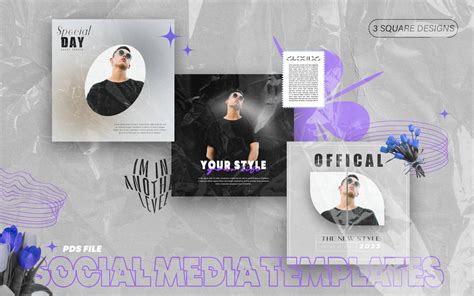 Photoshop Social Media Templates by Seyoooooo on DeviantArt