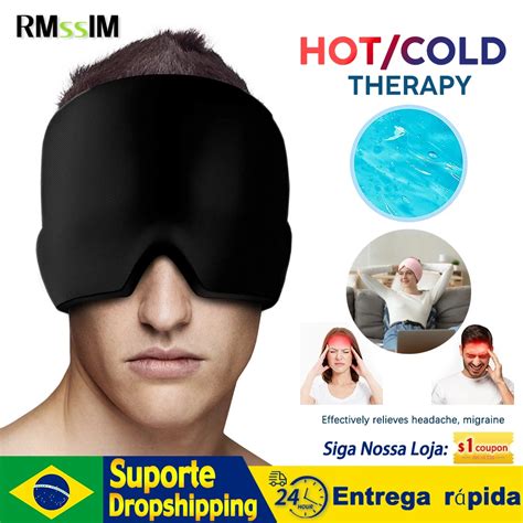 Cabe A Massageador Cap Gel Terapia Quente E Fria Headache Enxaqueca