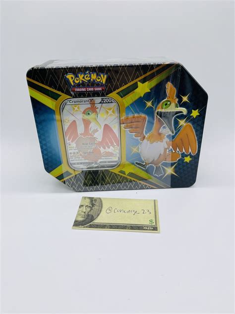 Pokemon TCG Shining Fates V CRAMORANT Collector Tin BRAND NEW FACTORY