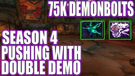 K Demonbolts Season Push Double Demonology Warlock Ft Restoration