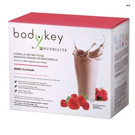 Bodykey By Nutrilite Meal Replacement Shake Berry Shopee Malaysia