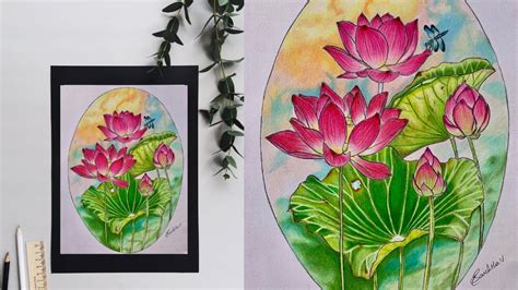 How To Draw A Realistic Lotus Flower