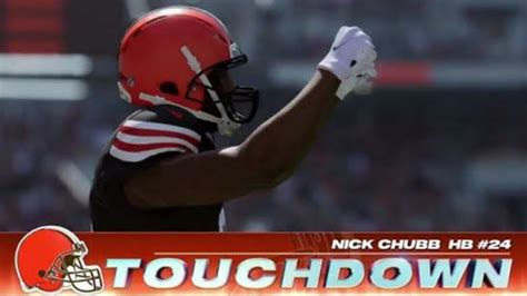 Nick Chubb Up The Gut For Yards Touchdown Clevelandbrowns