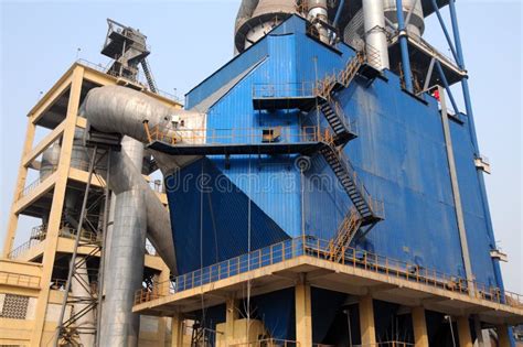 Heavy Construction Dust Collector Stock Image Image Of Building