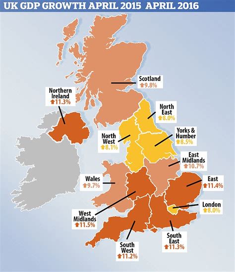 What Brexit Blues Every Region Of Britain Is More Prosperous Than Last