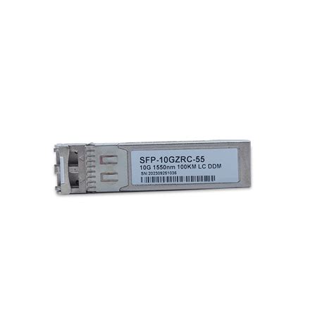 10GBASE 10G Optical Transceiver SFP ZR 100km Long Distance 1550nm