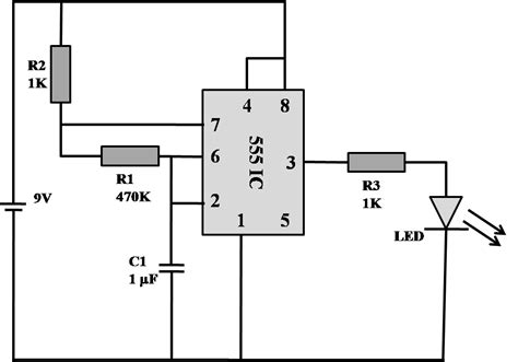 Ne555 Led Flasher Circuit