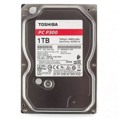 TOSHIBA 1 TB 7200 RPM SATA Hard Disk Drive