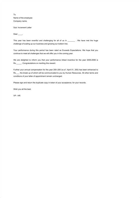 15 Different Performance Appraisal Letters Free Premium Templates