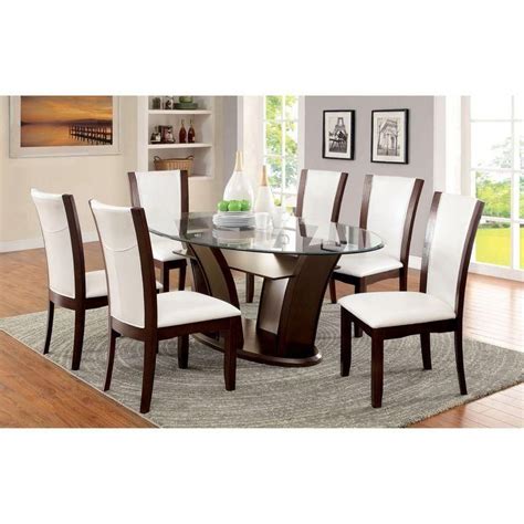 Popular Glass Dining Tables And Leather Chairs