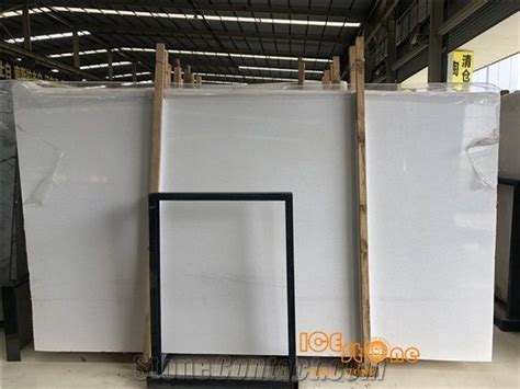 Vietnam Crystal Pure White Marble Slabs Tiles From China