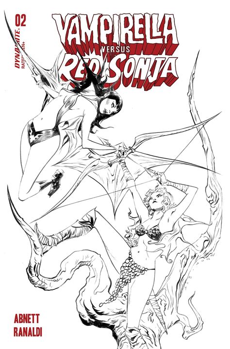 SEP228175 VAMPIRELLA VS RED SONJA 2 CVR O 7 COPY FOC INCV LEE B W