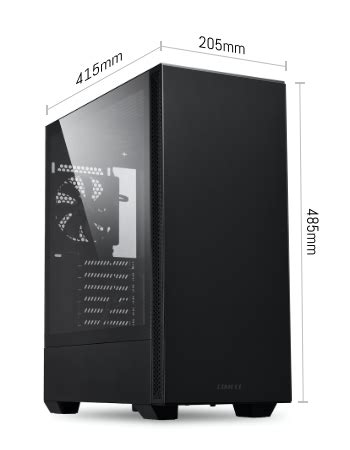 LIAN LI LANCOOL 205 Black Midtower Case - Grey PC