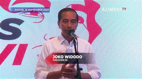 Kala Jokowi Bicara Pemilu 2024 Di Depan Relawannya Dalamnya Partai