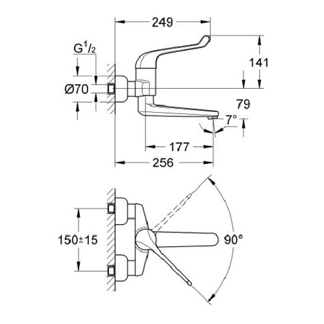 Grohe Euroeco Special Smb Einhand Sicherheitsmisch Waschtischbatterie