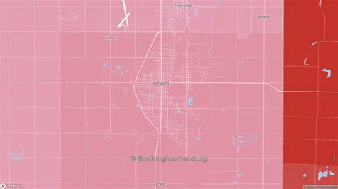 Pittsburg Ks Political Map Democrat And Republican Areas In Pittsburg