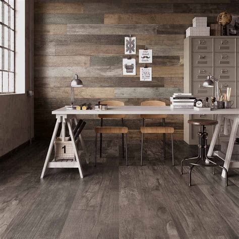 Wood Look Tile Distressed Rustic Modern Ideas