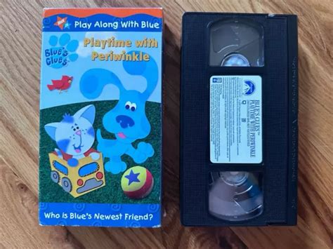 PLAYTIME WITH PERIWINKLE VHS Blue S Clues Play Along Nick Jr Newest