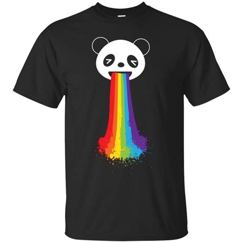 Rainbow Cute Panda Funny T Shirt LGBT Gay Pride Month 2016 Shirt Design Online