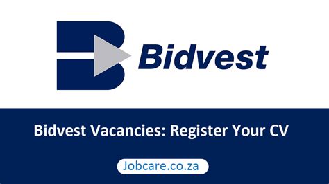 Bidvest Careers 12 Month Learnership Posts For 2023 2024