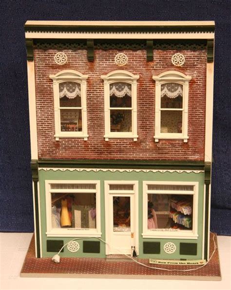 Simple Dollhouse Scale Shops House A Wide Variety Of Collectible