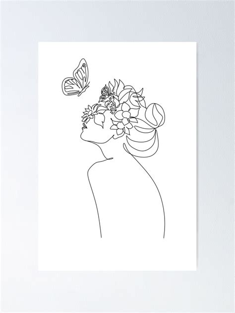 Digital Prints Art Collectibles Prints Woman Line Art Line Art Woman