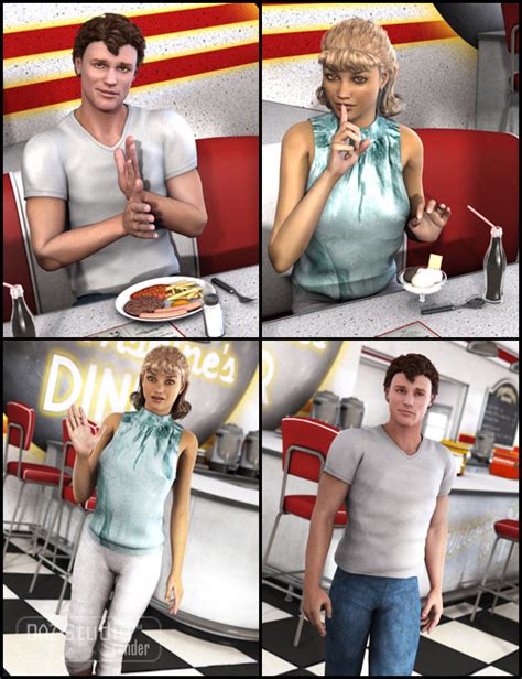 Moonshines Diner Interior Poses Daz 3d