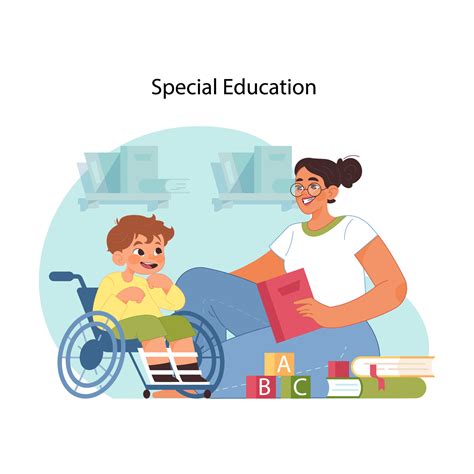 Inclusive education concept. Flat vector illustration 41176105 Vector Art at Vecteezy