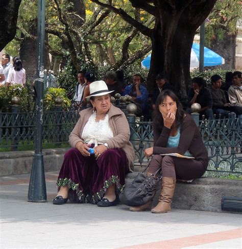 In A City Square Cuenca Chuck Holliday View In Albums Mode Flickr