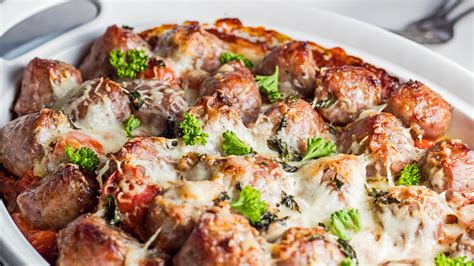 Easy Italian Sausage Bake Simple 5 Ingredient Dinner