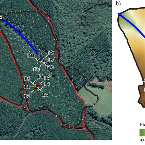 Location And Topography Of Sagui Catchment And Of DOC Sampling Points