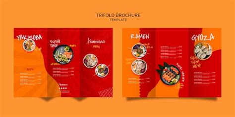 Download Template Brosur Lipat 3 Psd 2 Brosur