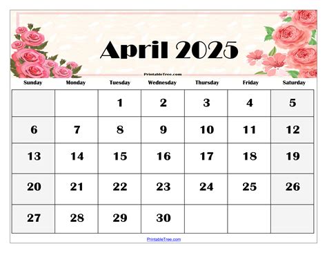 2025 April Calendar With Holidays Printable Pdf Nabil Stella