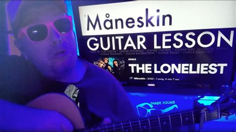 How To Play THE LONELIEST MÅNESKIN Guitar Tutorial Beginner Lesson