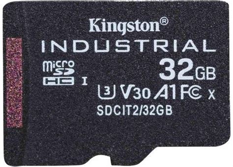 Karta pamięci do aparatu Kingston Industrial microSD 32GB Class 10 UHS