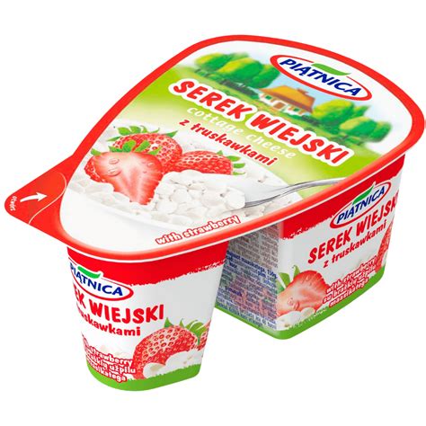 Serek Wiejski z Truskawkami 150g OSM Piątnica Food Plus Shop online