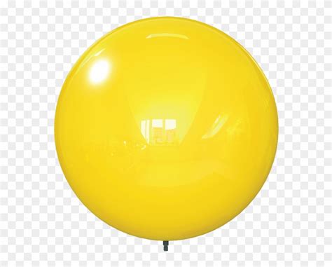 Duraballoon Vinyl Reusable Helium Free Balloon 18 Yellow Number 3