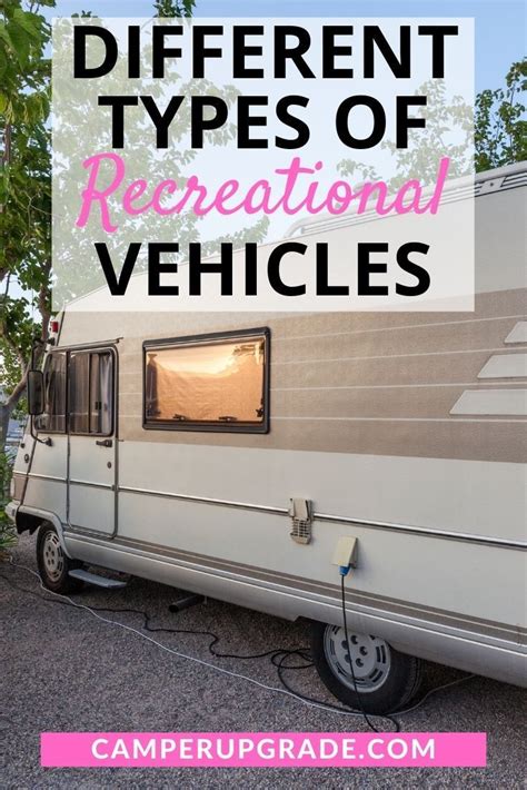 Rv Types What Are The Different Types Of Recreational Vehicles Rv What Rv Type Is Suitable For