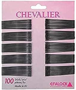 Efalock Pinzas De Pelo Chevalier Cm Negro Unidades Amazon Es