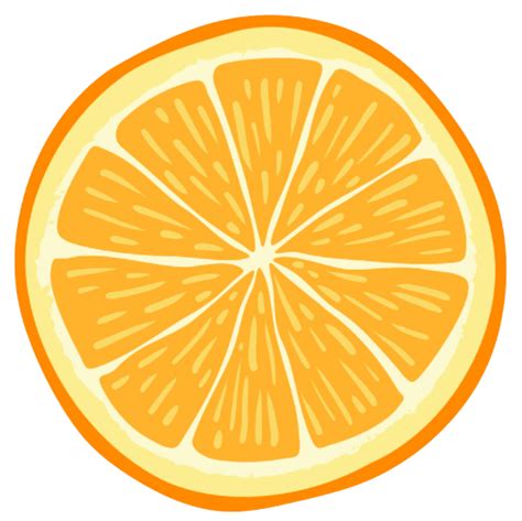 Orange Slice Template